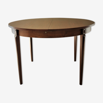 Table ronde design scandinave en palissandre de Rio