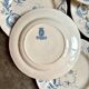 6 Gien ironstone dinner plates, "Rinceaux" service no. 2