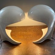 Pair of Dania lamps by Dario Tognon for Artemide vintage 1969