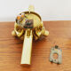Golden Sputnik sconce by Kaiser Leuchten