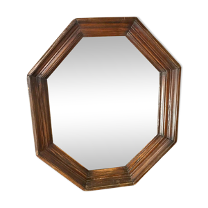 Ancien miroir octogonal