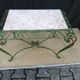 Table  basse  avec dessus en marbre