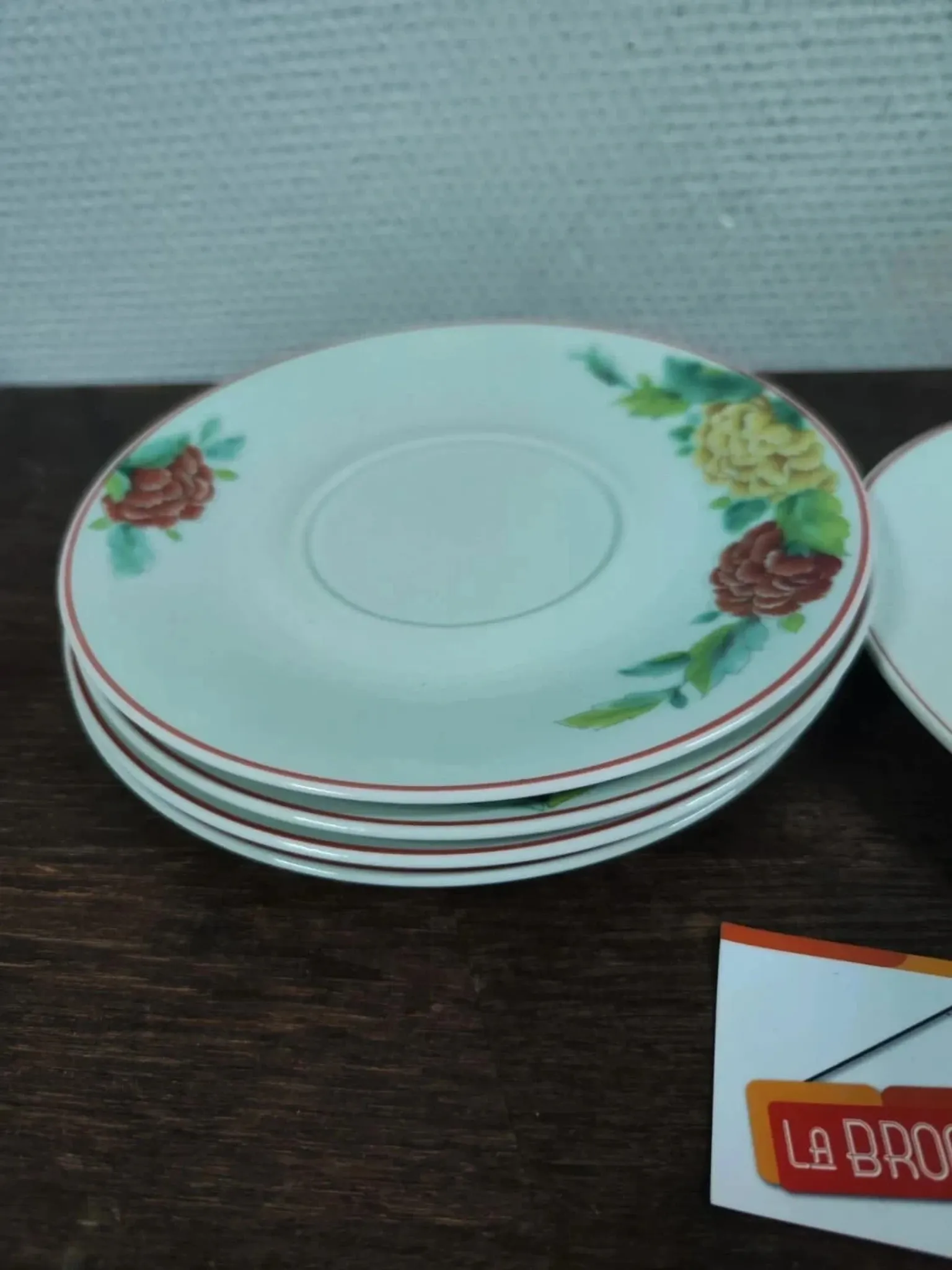 Set of 5 saucers Villeroy and Boch t'chou