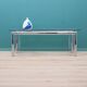 Table basse en verre, design danois, années 1970, production : Danemark