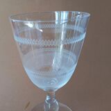 Crystal water glass by Baccarat? Early 20th century.