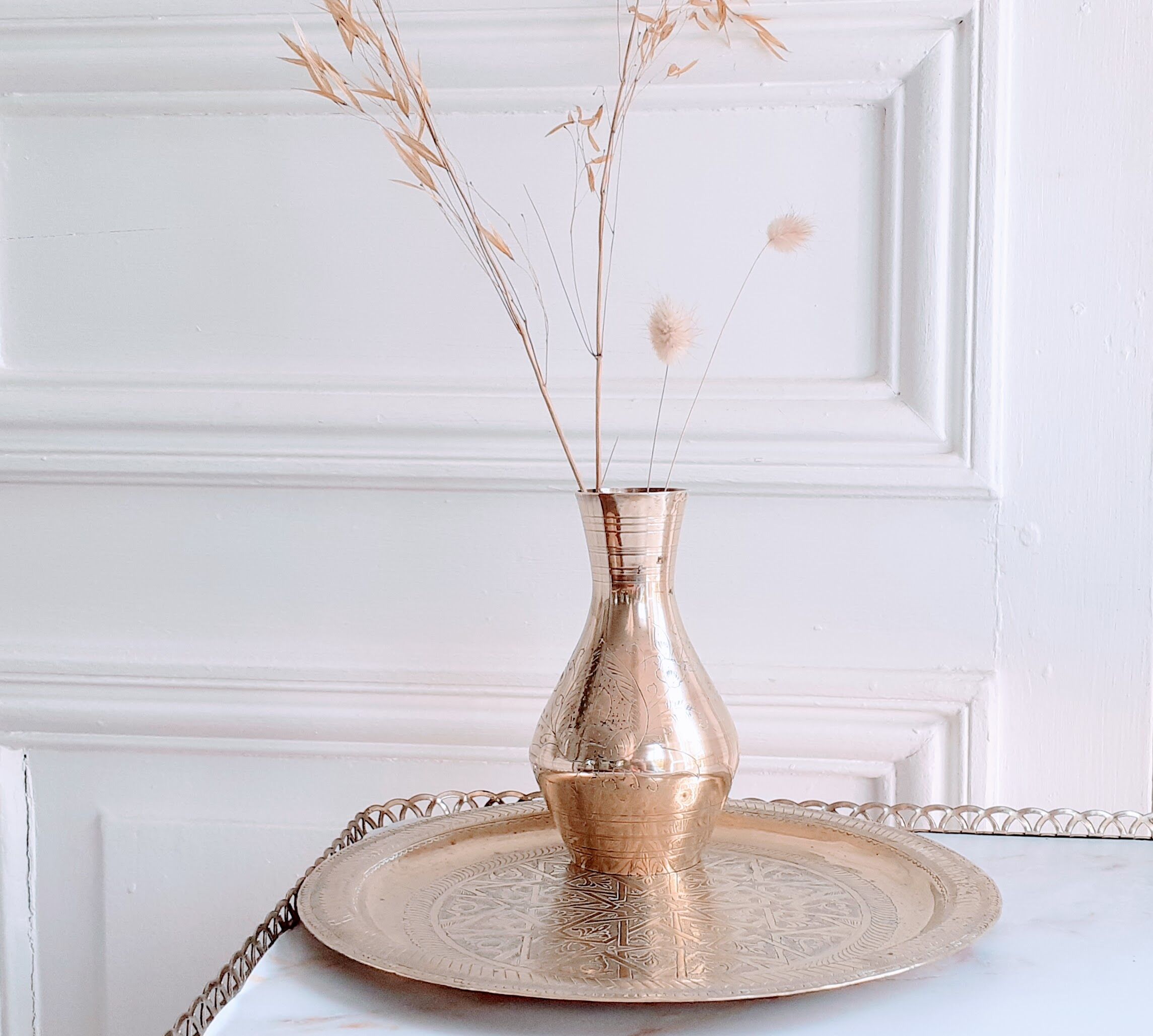 Brass vase
