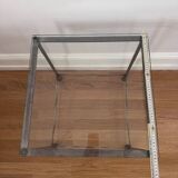 Marktex Beistelltisch mit Glasplatte (2000) – elegantes Vintage-Design mit