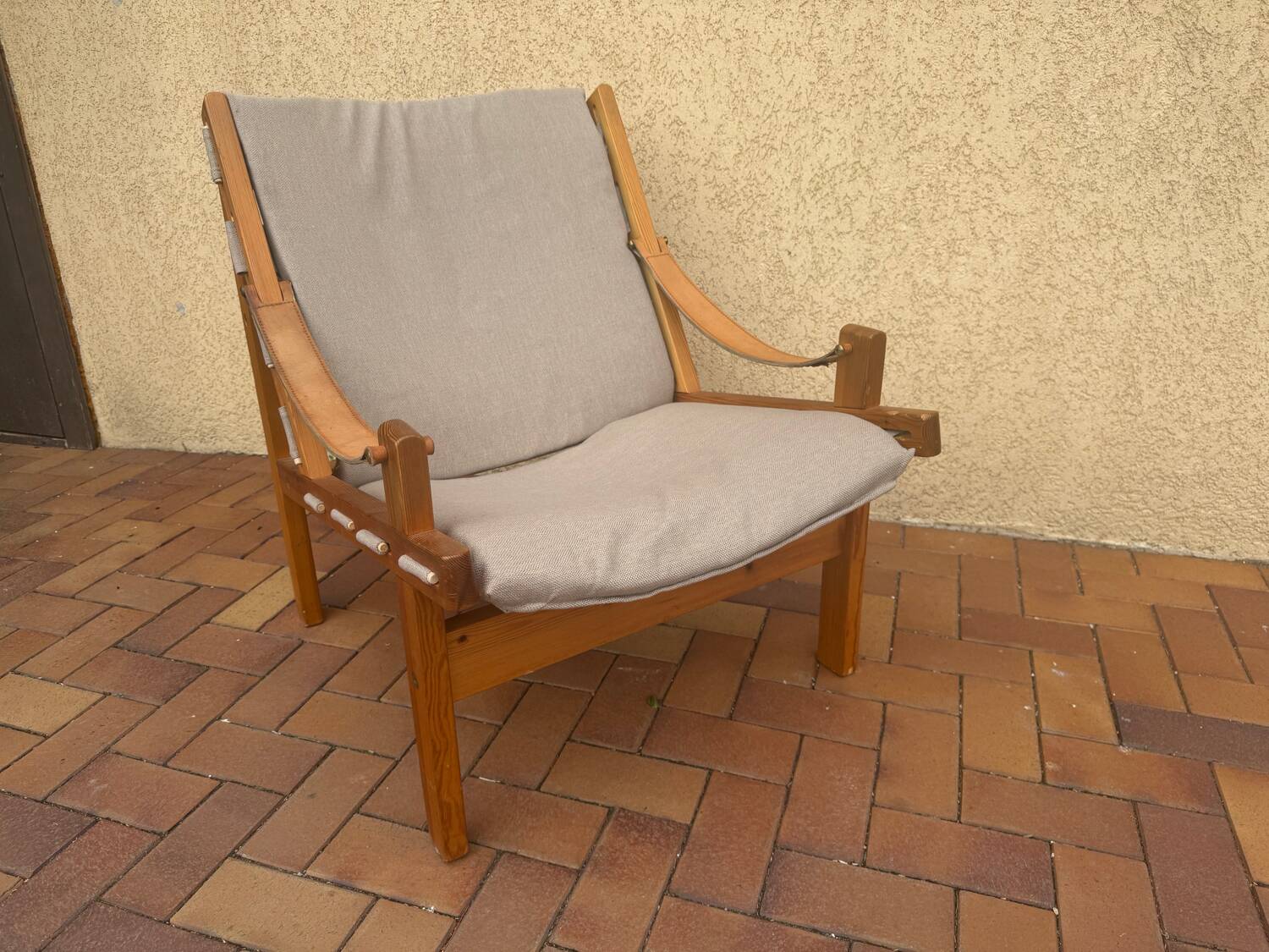 Chaise safari vintage "Hunter" par Torbjørn Afdal, 1960, Norvège