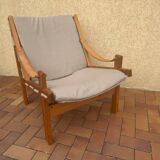 Chaise safari vintage "Hunter" par Torbjørn Afdal, 1960, Norvège