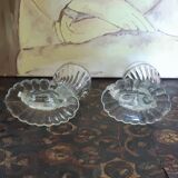 Pair of cornucopia vase