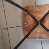 Tabouret rouge en formica 70'