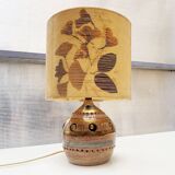 Lampe de table en céramique de Georges Pelletier années 70