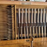 Magnificent household chest in burl walnut with 8 drawers and 355 pieces