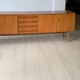 Vintage Scandinavian sideboard in blonde teak