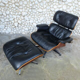 Lounge chair & ottoman rosewood from Rio by Charles & Ray Eames edition Herman Miller USA, 1970