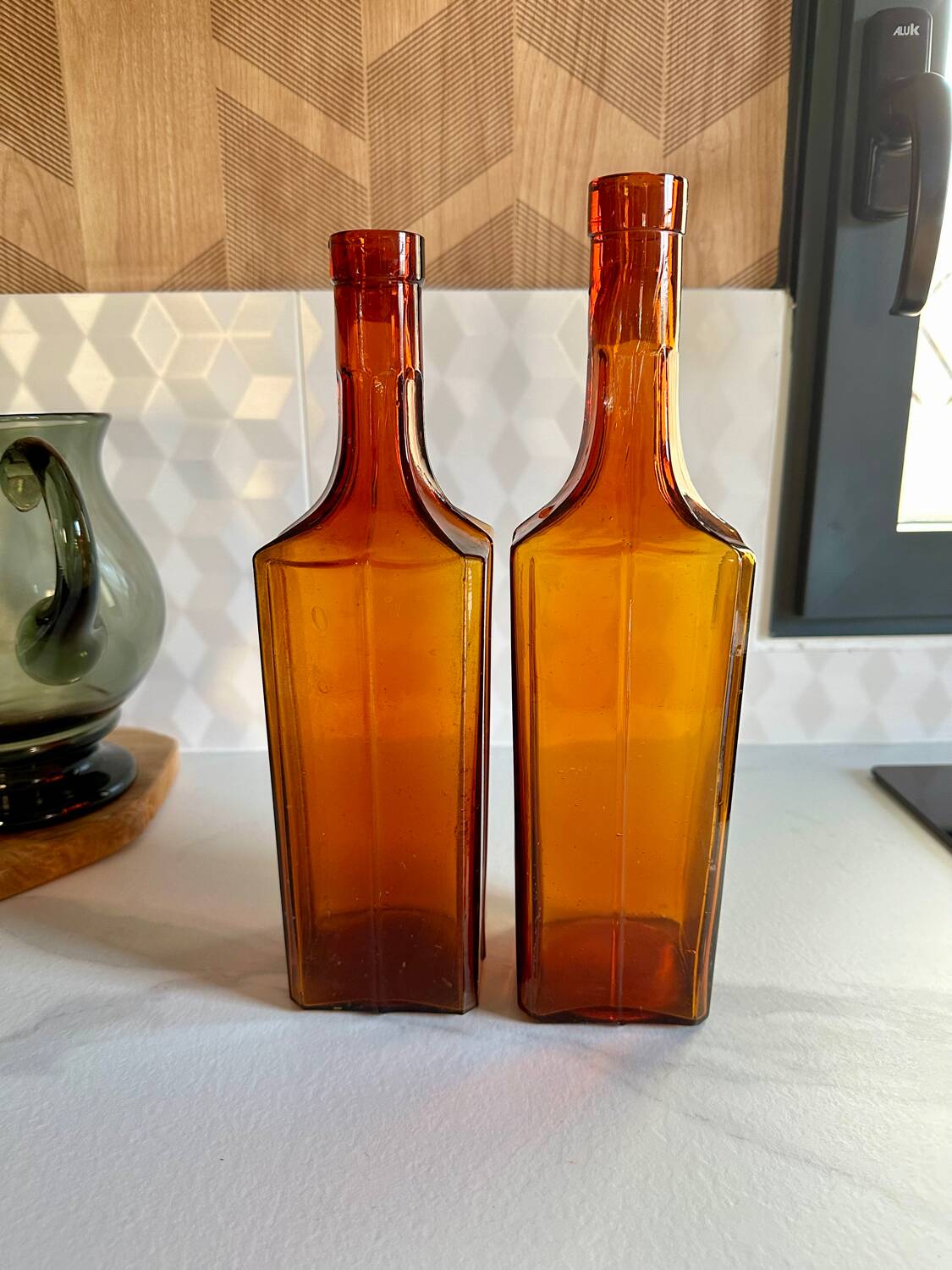 Pair of vintage decanters