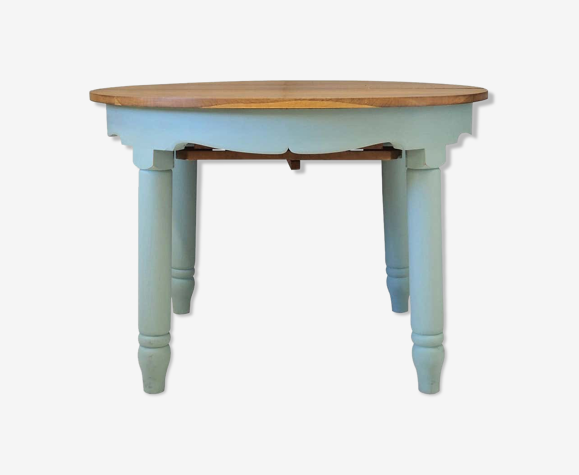 Table en frêne, design suédois, années 50