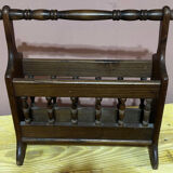 Vintage wooden magazine rack, Denmark