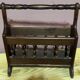 Vintage wooden magazine rack, Denmark