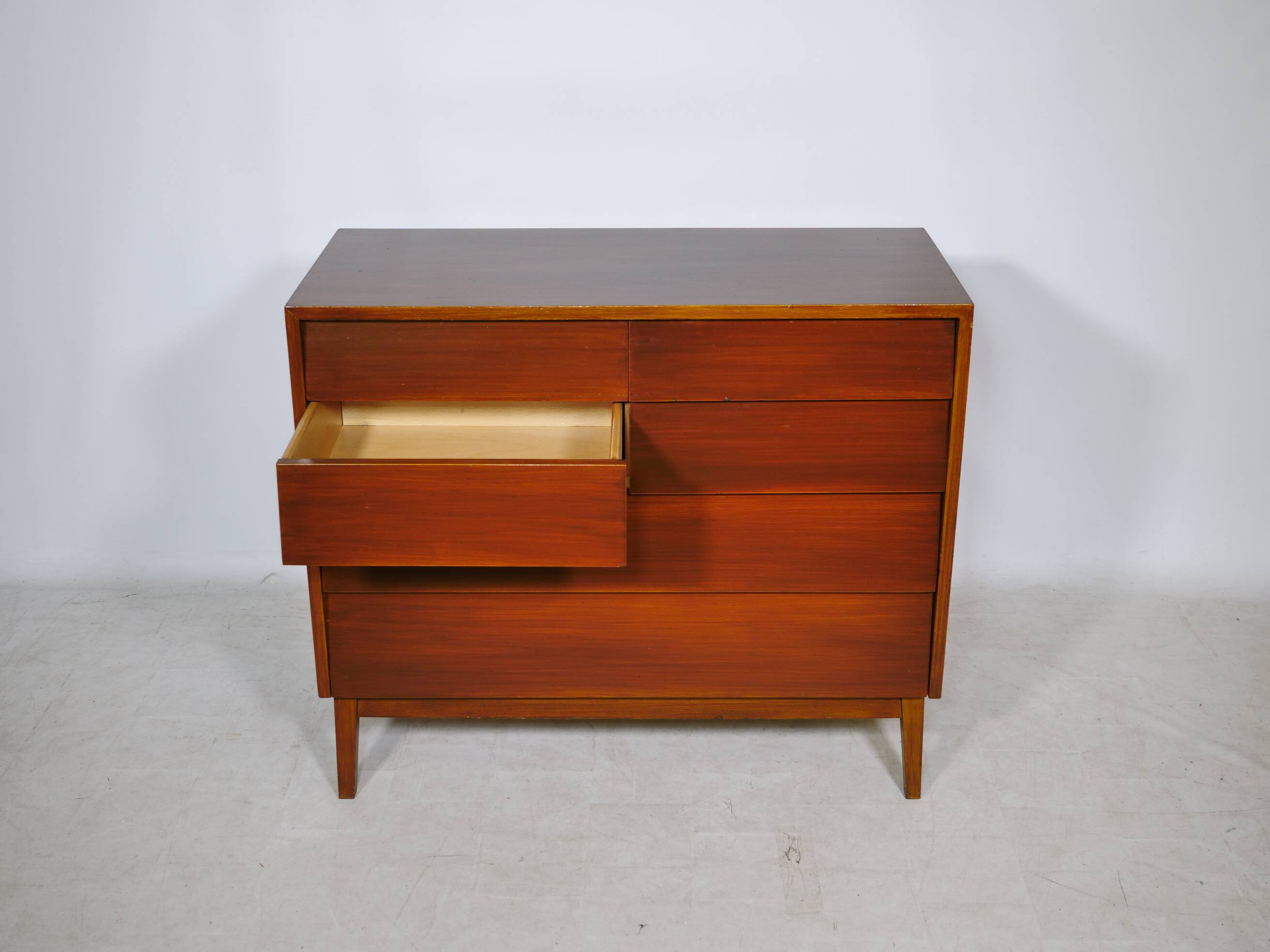 Mid Century Chest of Drawers in Teak, 1960s