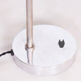Restored Bauhaus Table Lamp, New Electrification, Chrome, Czech, 1930s