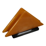 Organisateur de bureau en bakélite triangulaire Art déco