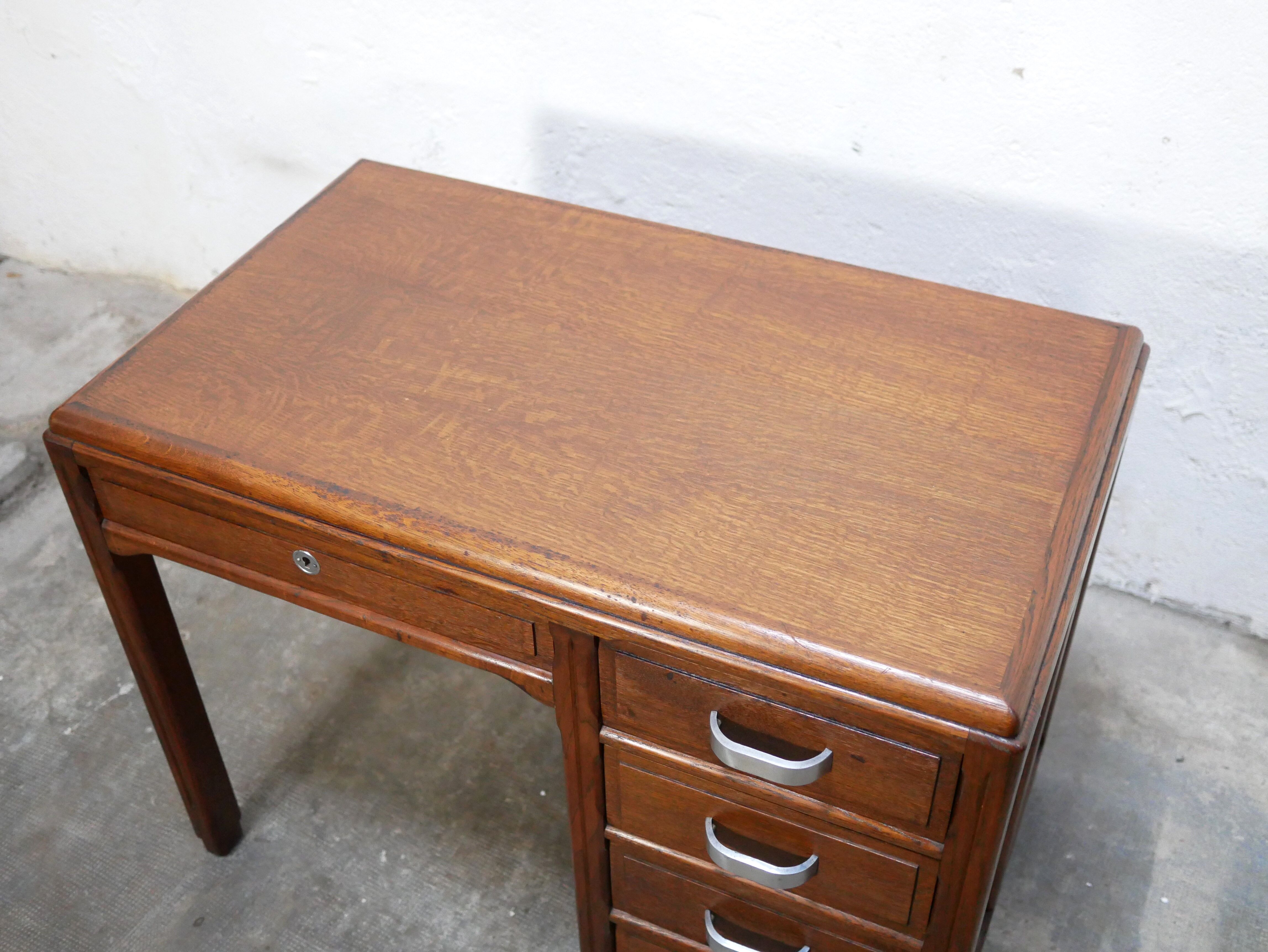 Vintage oak desk