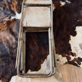 Set of 5 folding metal chairs