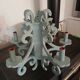 Lustre en bois style Gustavien