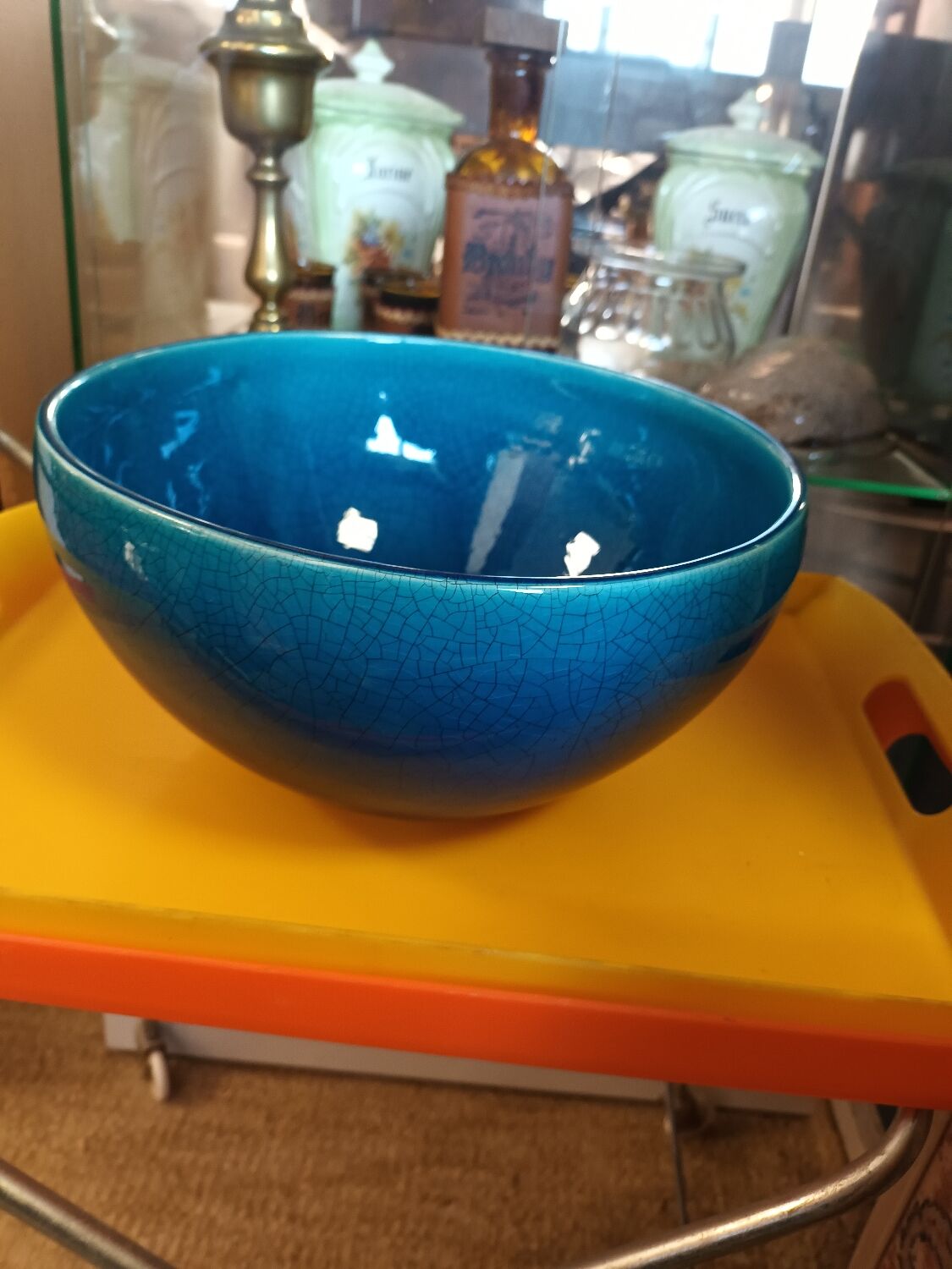 Saladier bleu