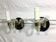 Paire d’appliques verre et miroir