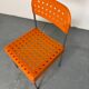 Iconic Italian design Orange Box Chair by Enzo Mari for Aleph Alantide