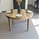 Table ronde extensible art déco