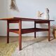 Table basse vintage en teck – Design Danois Mid-Century