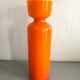 Vase opaline orange vintage
