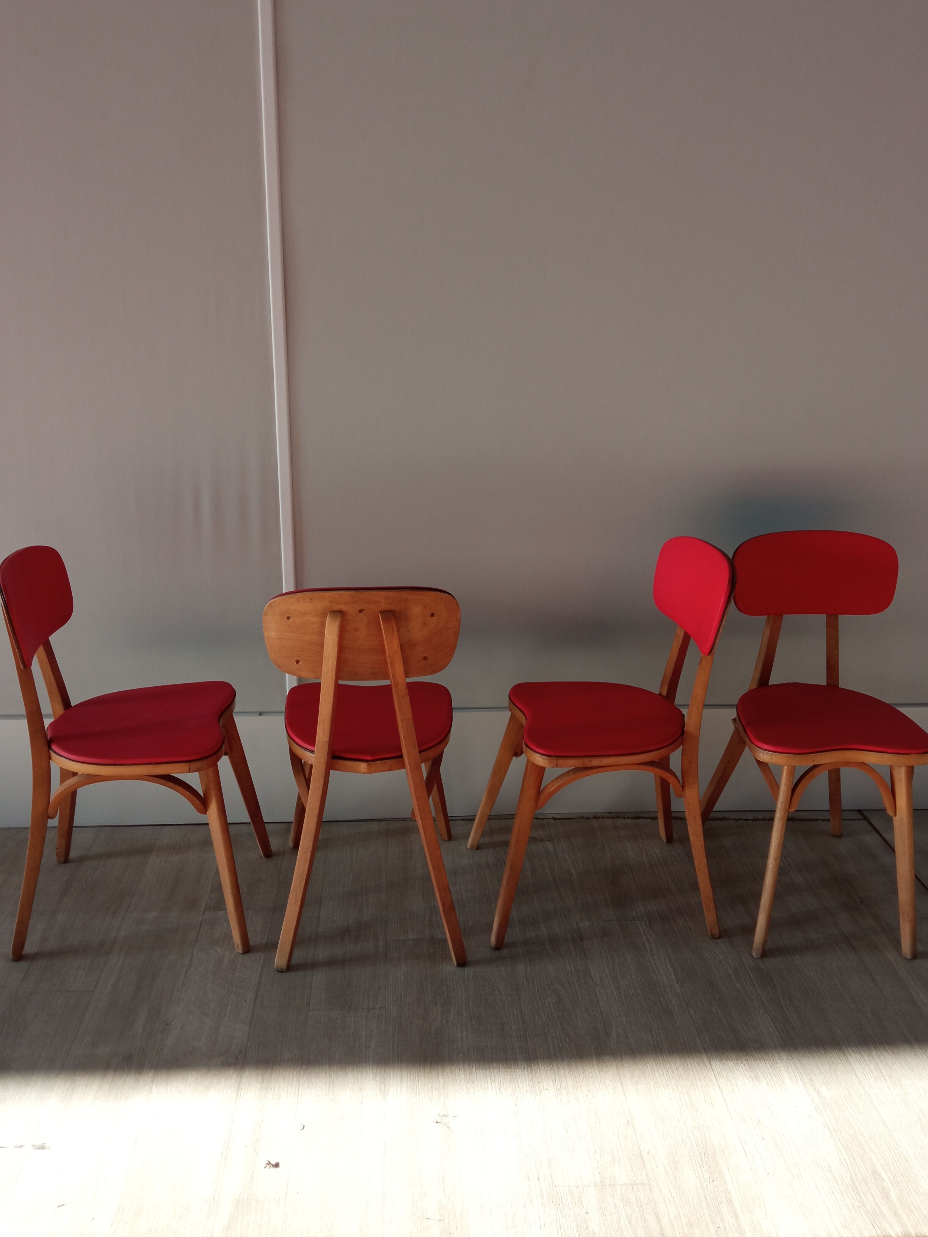 4 Baumann heart chairs