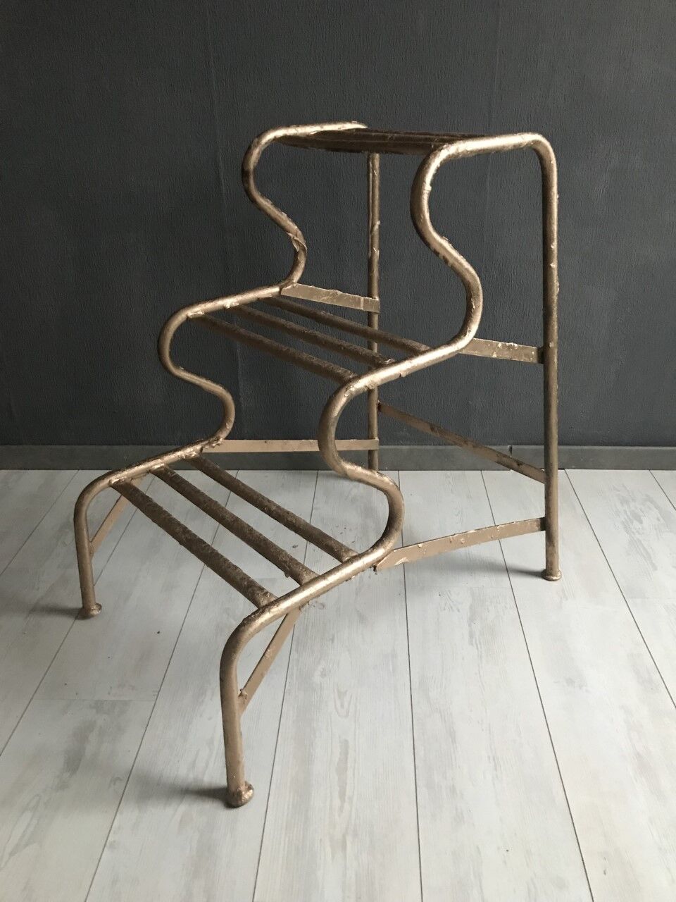 Vintage Staircase Gold Iron