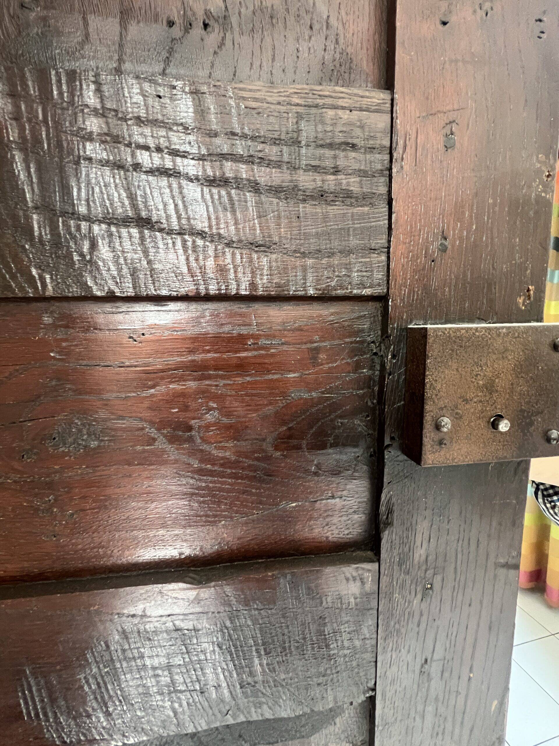 Beautiful set of 19th century solid oak cupboard doors