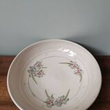 Vintage handmade hollow plate with flower pattern signed