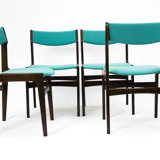 A set of 4 danish chairs