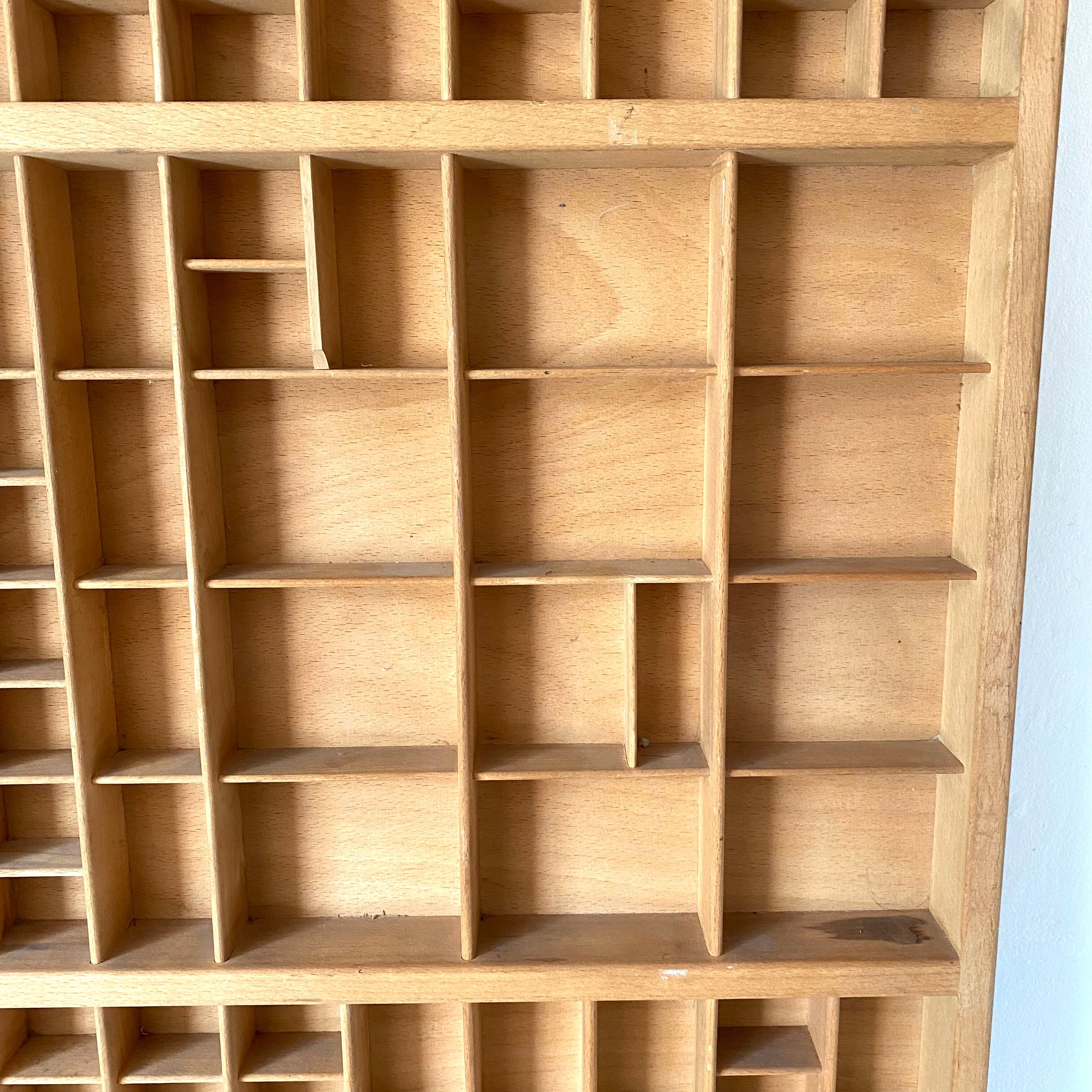 Miniature shelves, printer locker