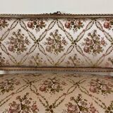 Louis XVI Style Bench In Golden Wood, mid-19th century