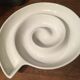Ceramic dish snail shape