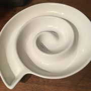 Ceramic dish snail shape