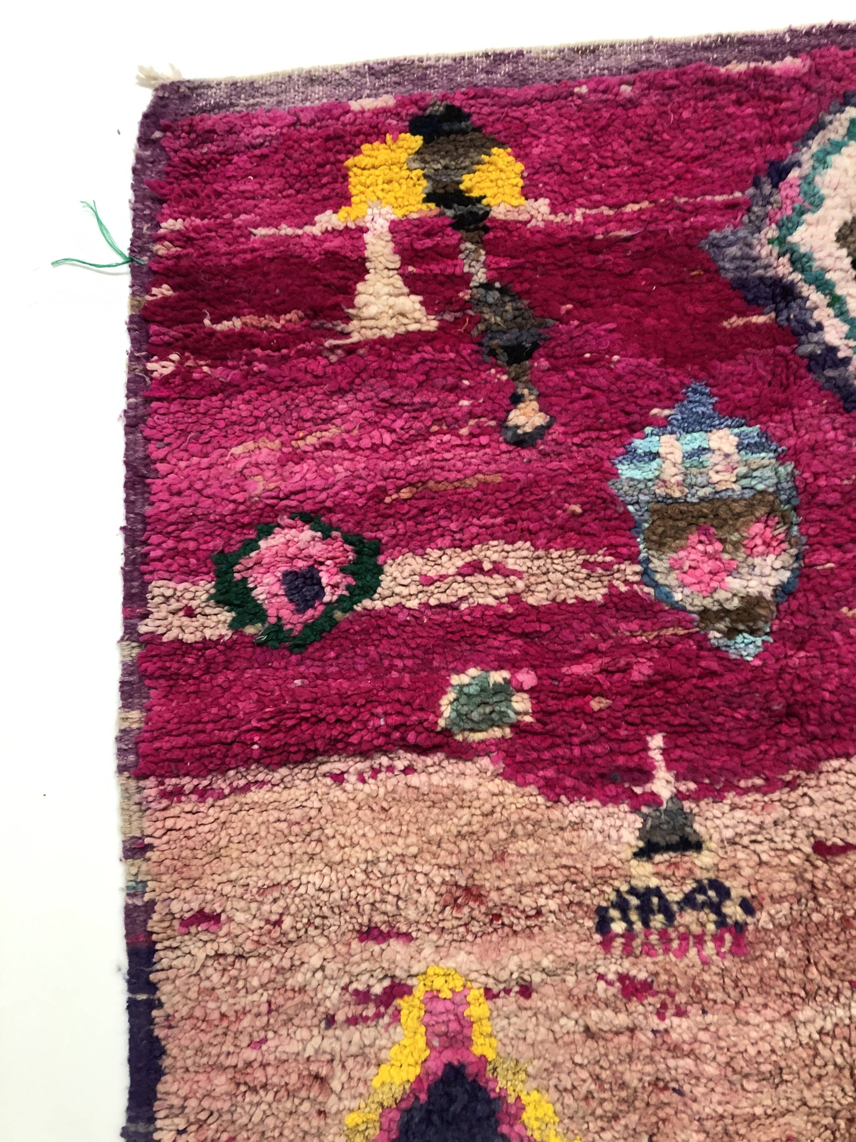 Moroccan Berber carpet Boujaad 2.58x1.53m