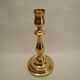 Candle holder torch copper brass gilded nineteenth century