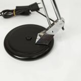 Aluminor 1960 black and chrome lamp Made in France
