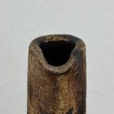 Brutalist vintage studio pottery vase carafe by Gerhard Liebenthron, 1970s.