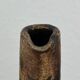 Brutalist vintage studio pottery vase carafe by Gerhard Liebenthron, 1970s.