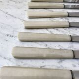 set of 12 bakelite knives from the 60s